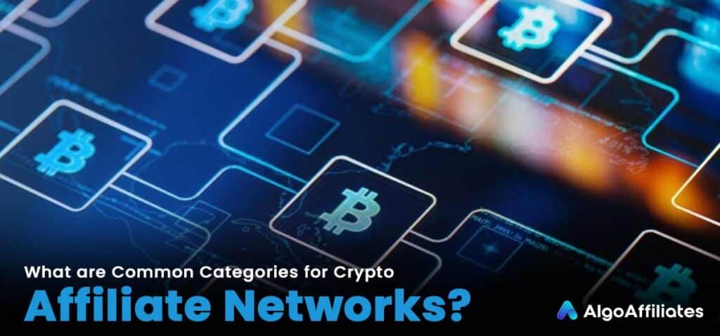 ¿Cuáles son las categorías comunes para las redes criptográficas de afiliados?